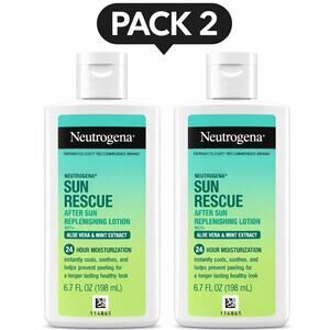 Neutrogena Sun Rescue After sunburn Cooling Lotion Aloe Vera - 2 Pack